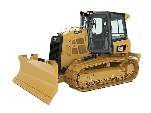 Cat® D5 XL Dozer with VPAT blade and 24-inch track shoes, designed for medium-duty grading and site prep applications.